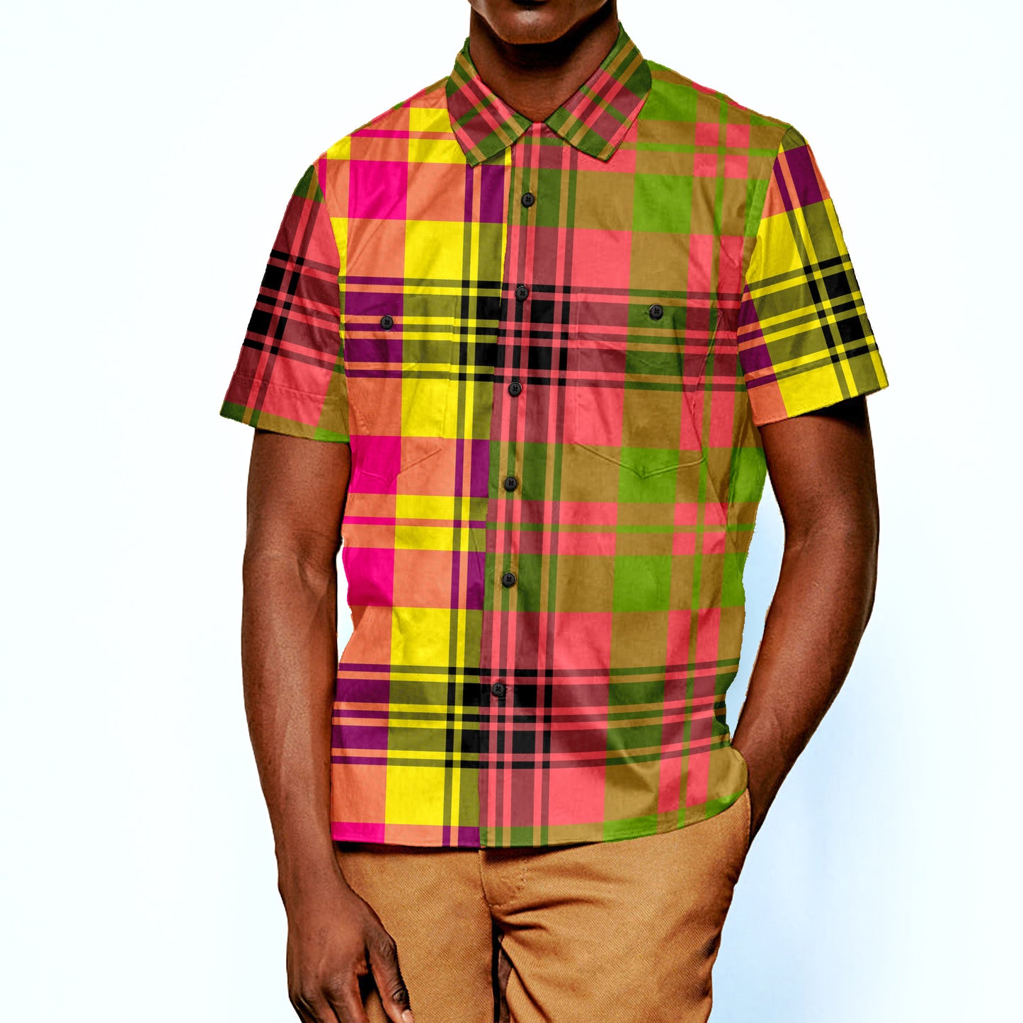 The Never Mind The Bollocks Plaid Short Sleeve Shirt