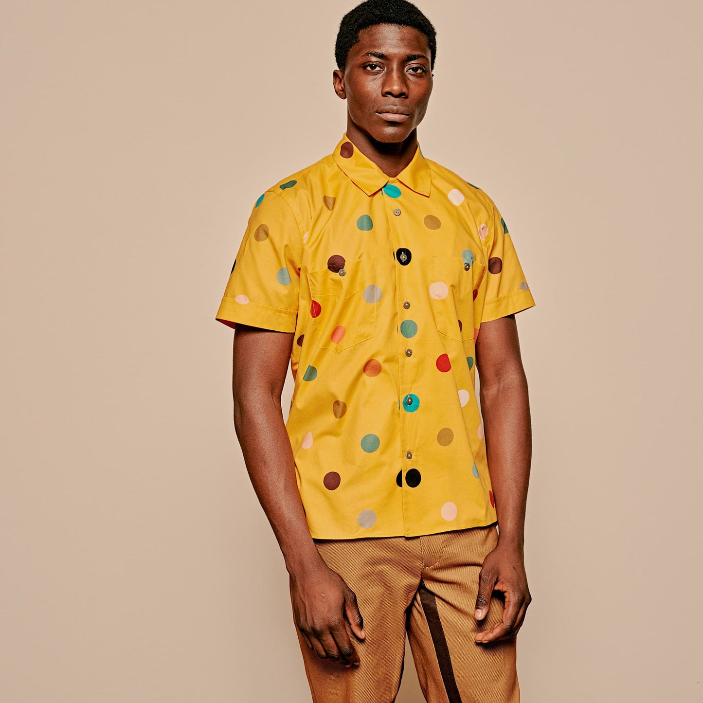 The Hunky Dory Polka Dot Short Sleeve Shirt