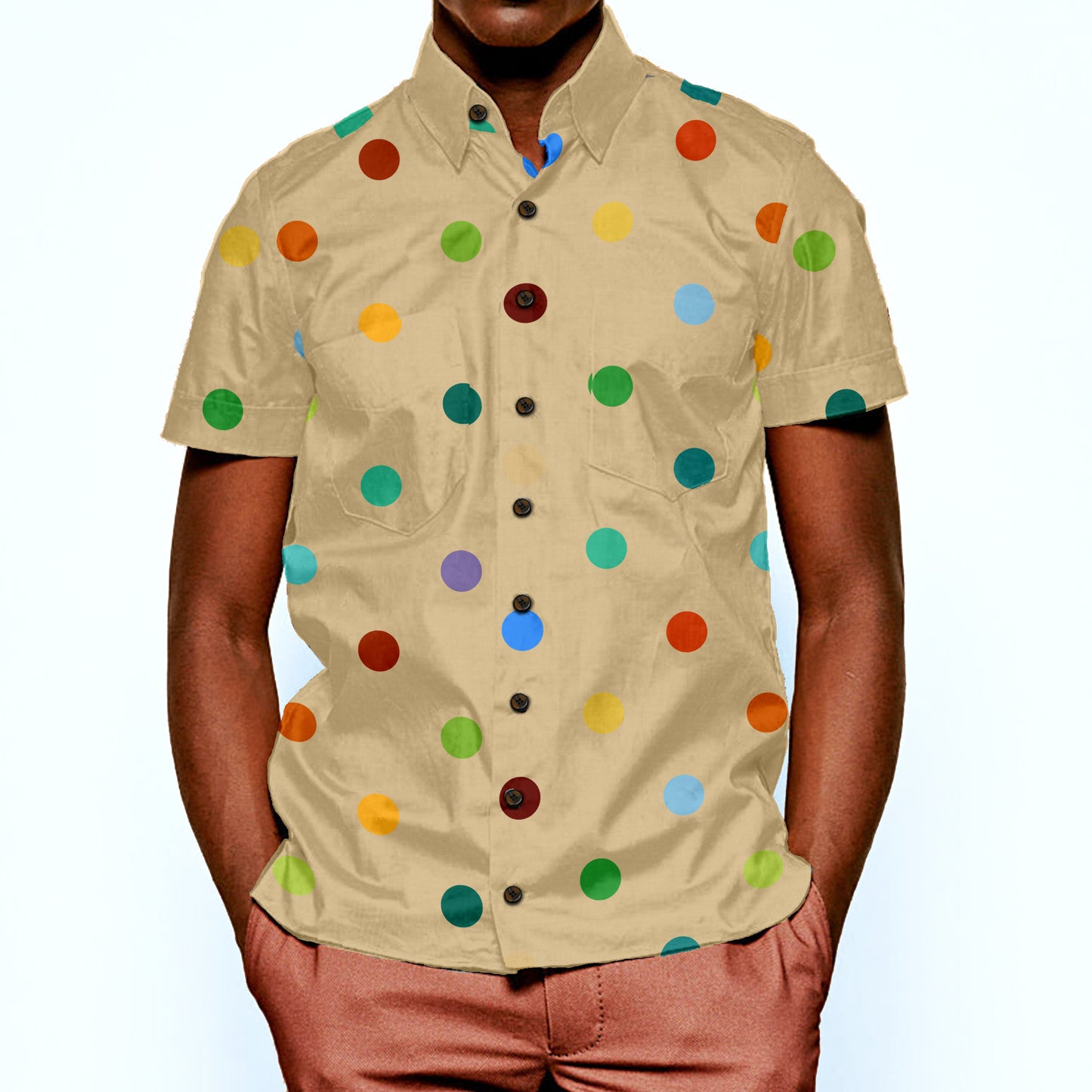 The Frank Lloyd Wright Polka Dot Short Sleeve