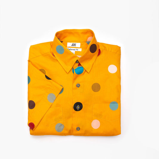 The Hunky Dory Polka Dot Short Sleeve Shirt