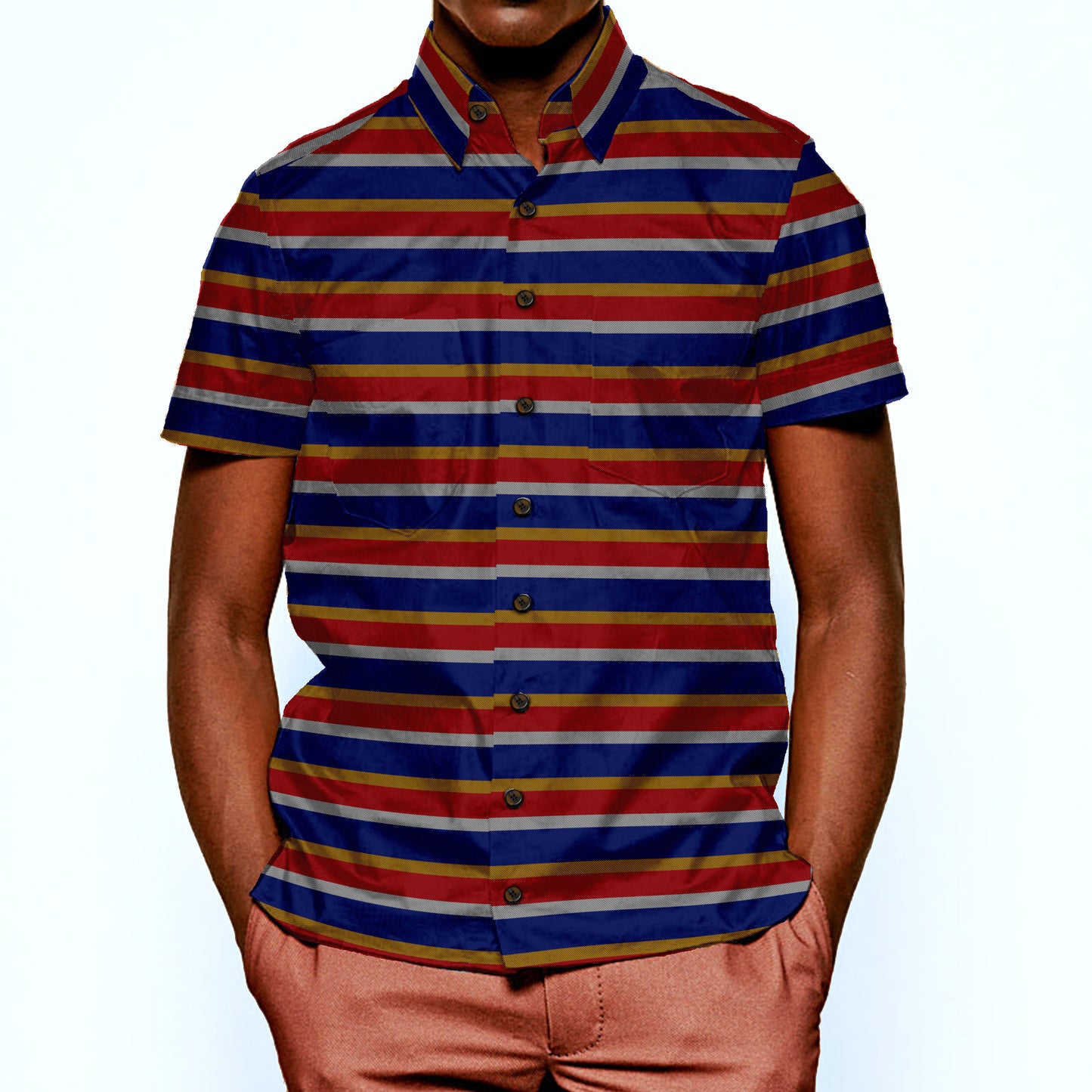 The Ernie Stripe Short Sleeve Shirt
