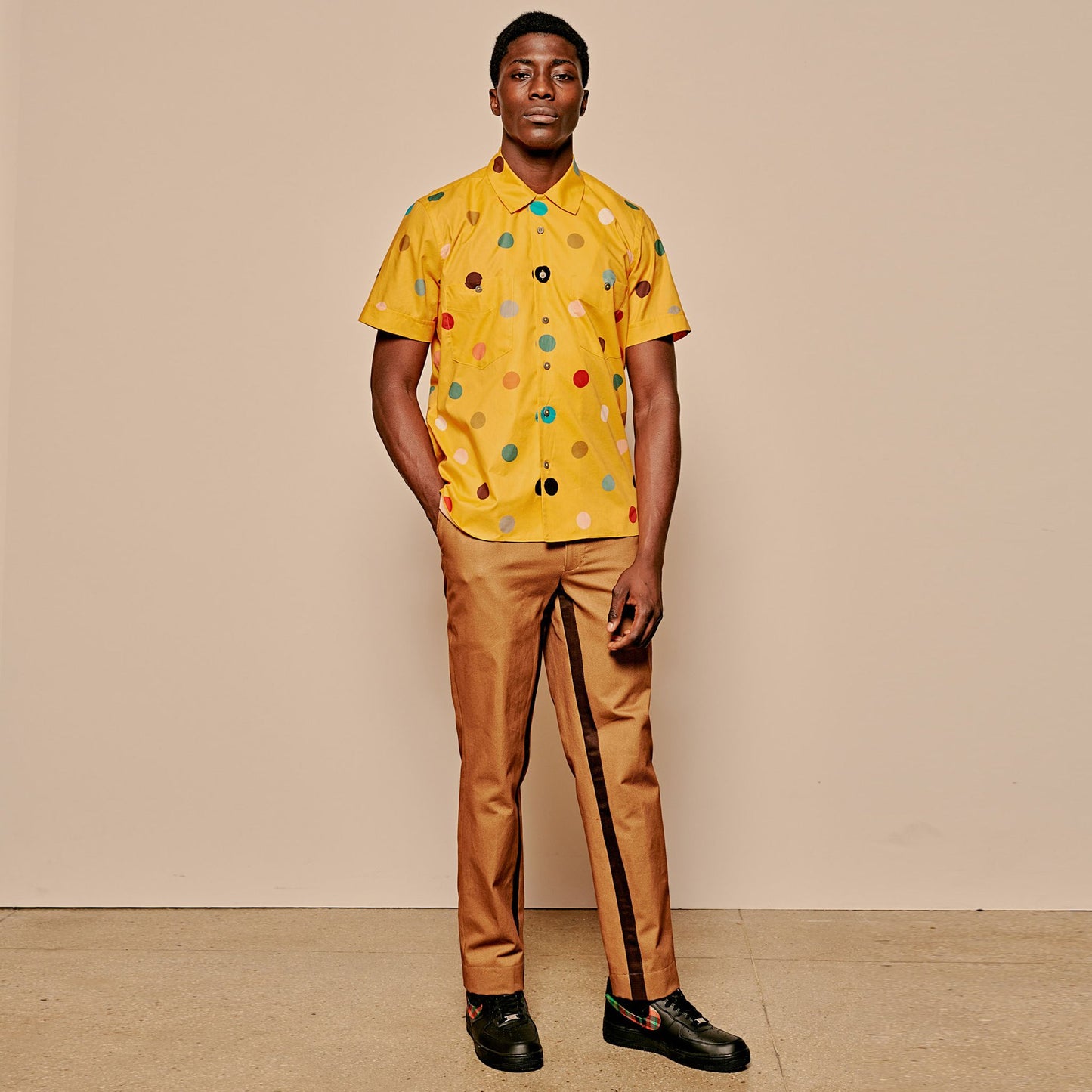 The Hunky Dory Polka Dot Short Sleeve Shirt