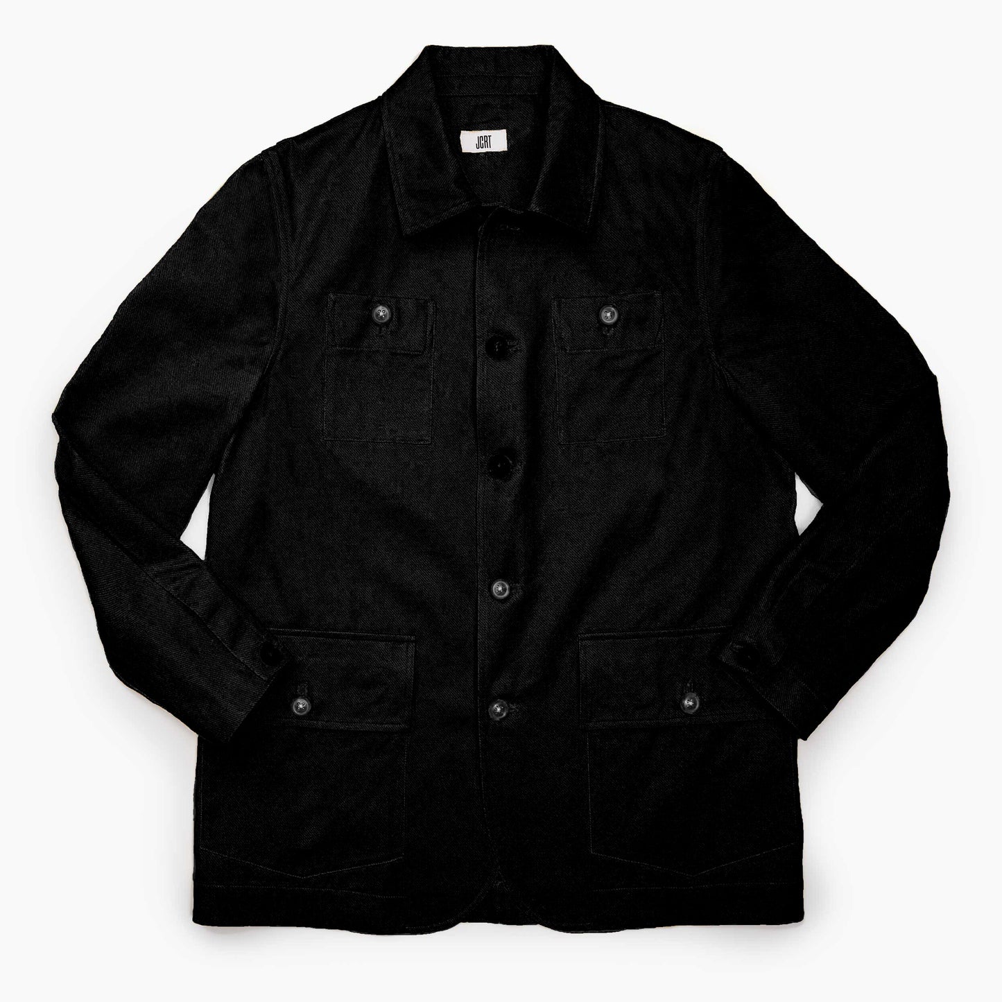 The Black Twill Chore Coat