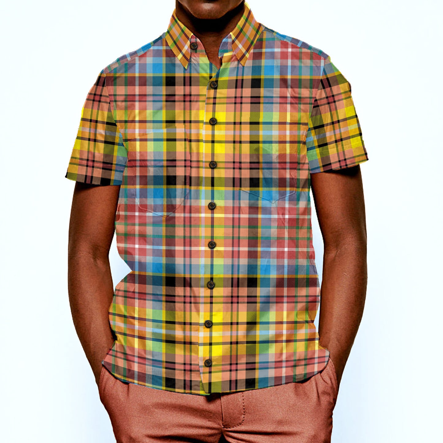 The Duck Rock Plaid Short Sleeve Shirt