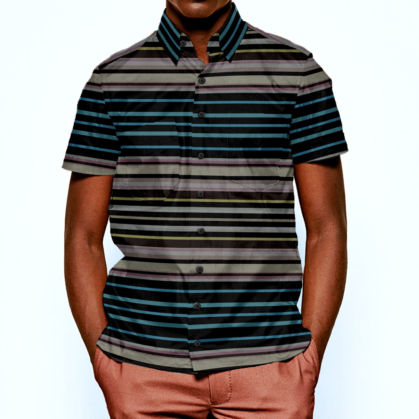 The Head on the Door Stripe Short Sleeve Shirt