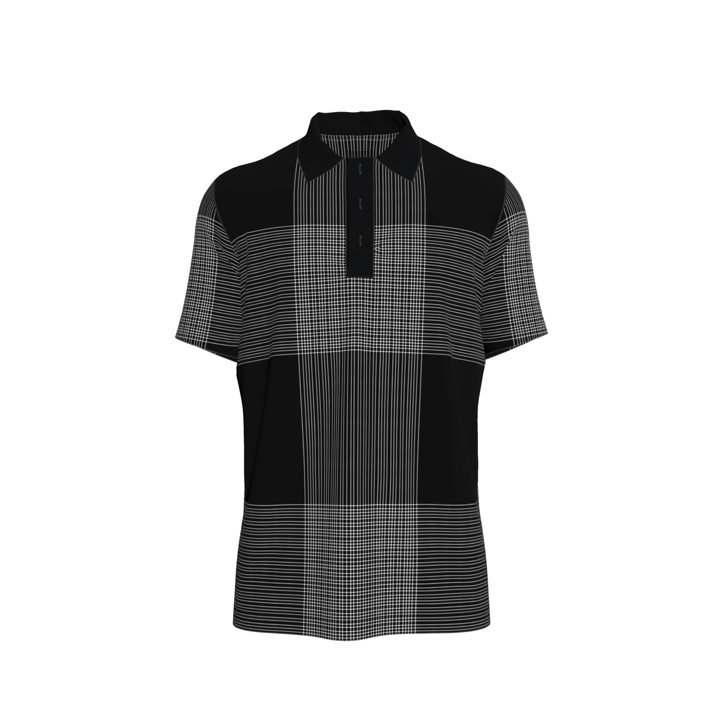 The Unknown Pleasures Plaid Polo