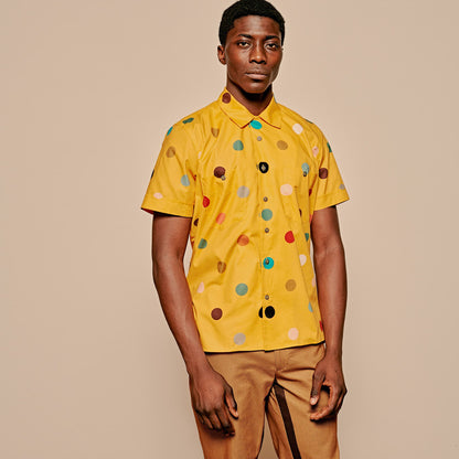 The Hunky Dory Polka Dot Short Sleeve Shirt