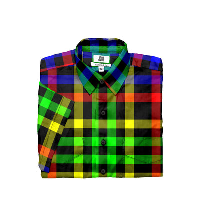 The Robotron Plaid Short Sleeve Shirt