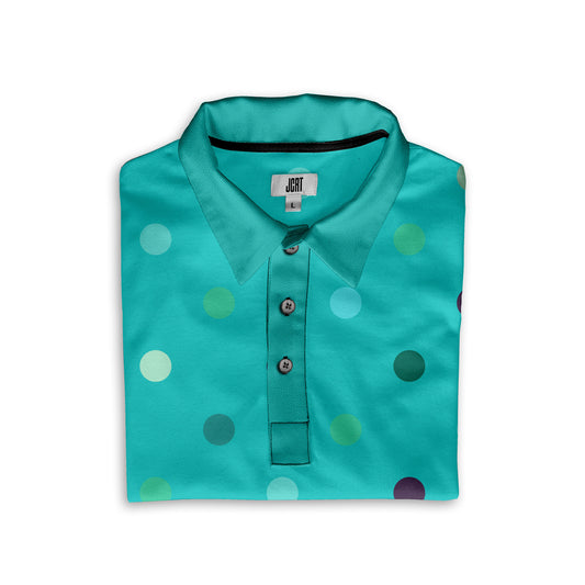 The Music Has the Right to Children Polka Dot Polo