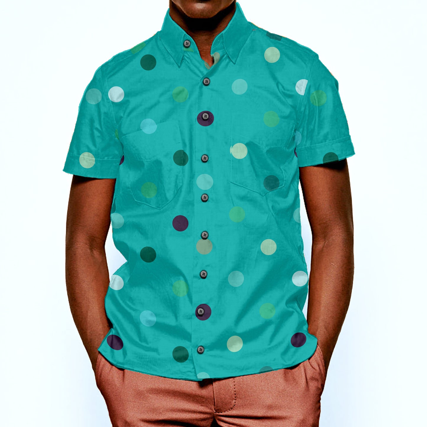 The Music Has the Right to Children Polka Dot Short Sleeve
