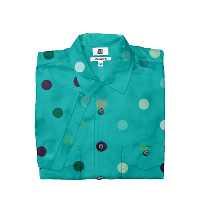 The Music Has the Right to Children Polka Dot Short Sleeve