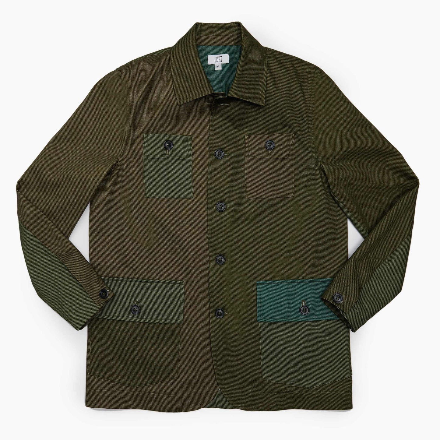 The Green Mixed Twill Chore Coat