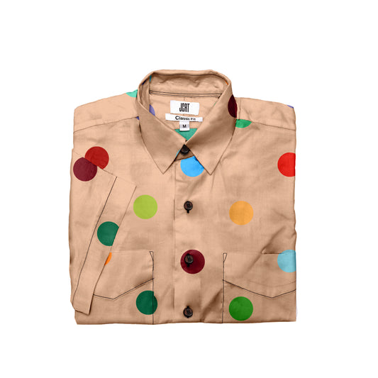 The Frank Lloyd Wright Polka Dot Short Sleeve Shirt