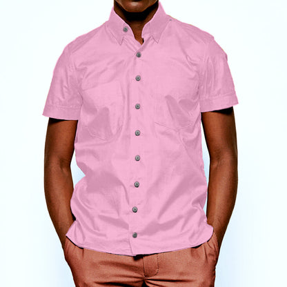The Shampoo Pink Short Sleeve Shirt