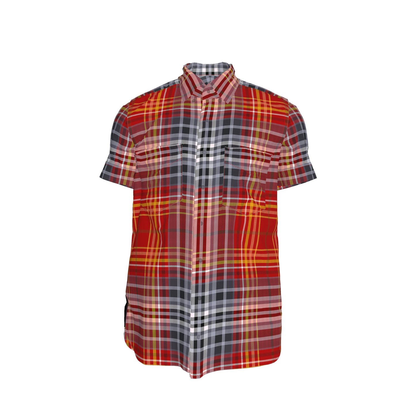 The Fragile Plaid Short Sleeve Shirt