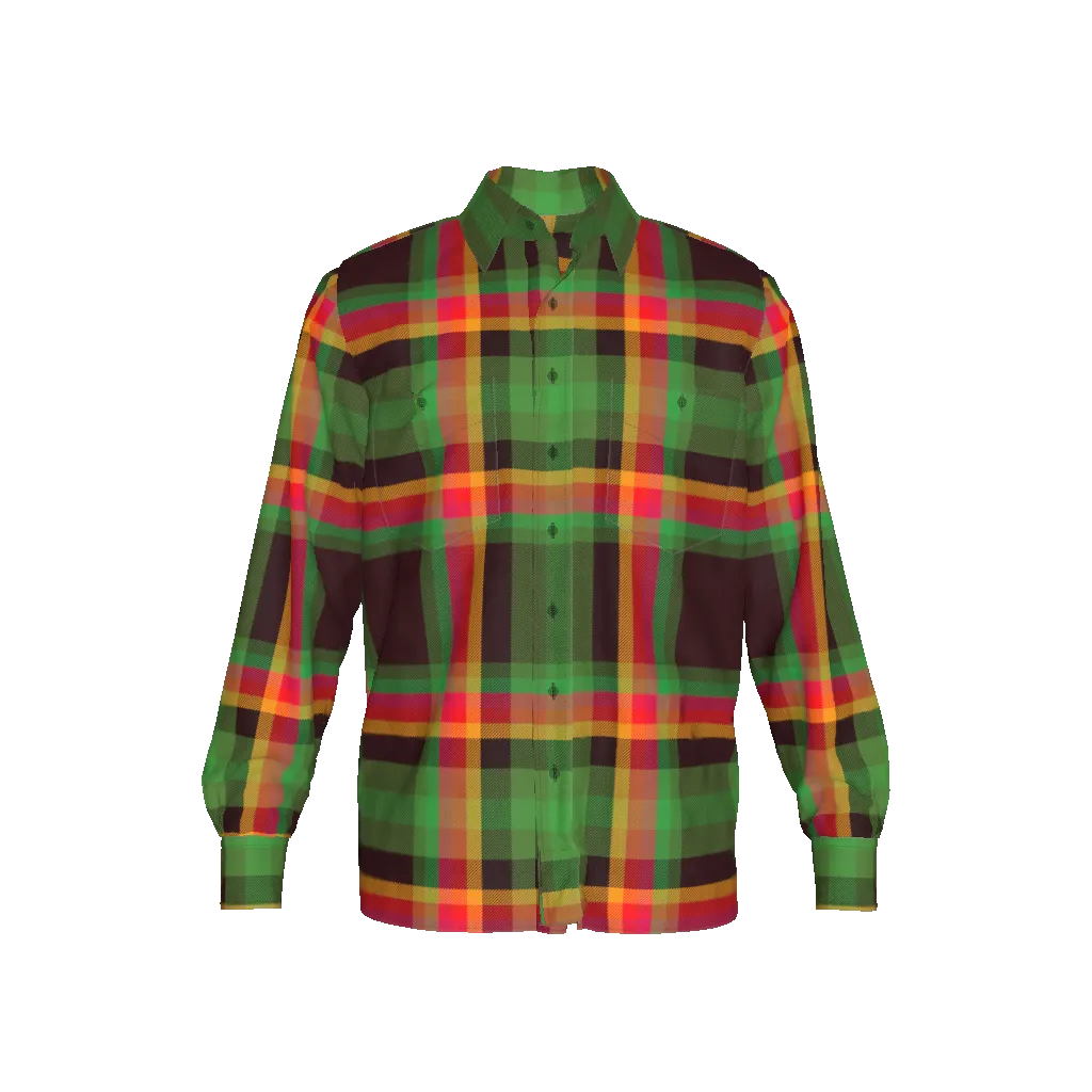 The One Flew Over the Cuckoos Nest Plaid Casual Long Sleeve
