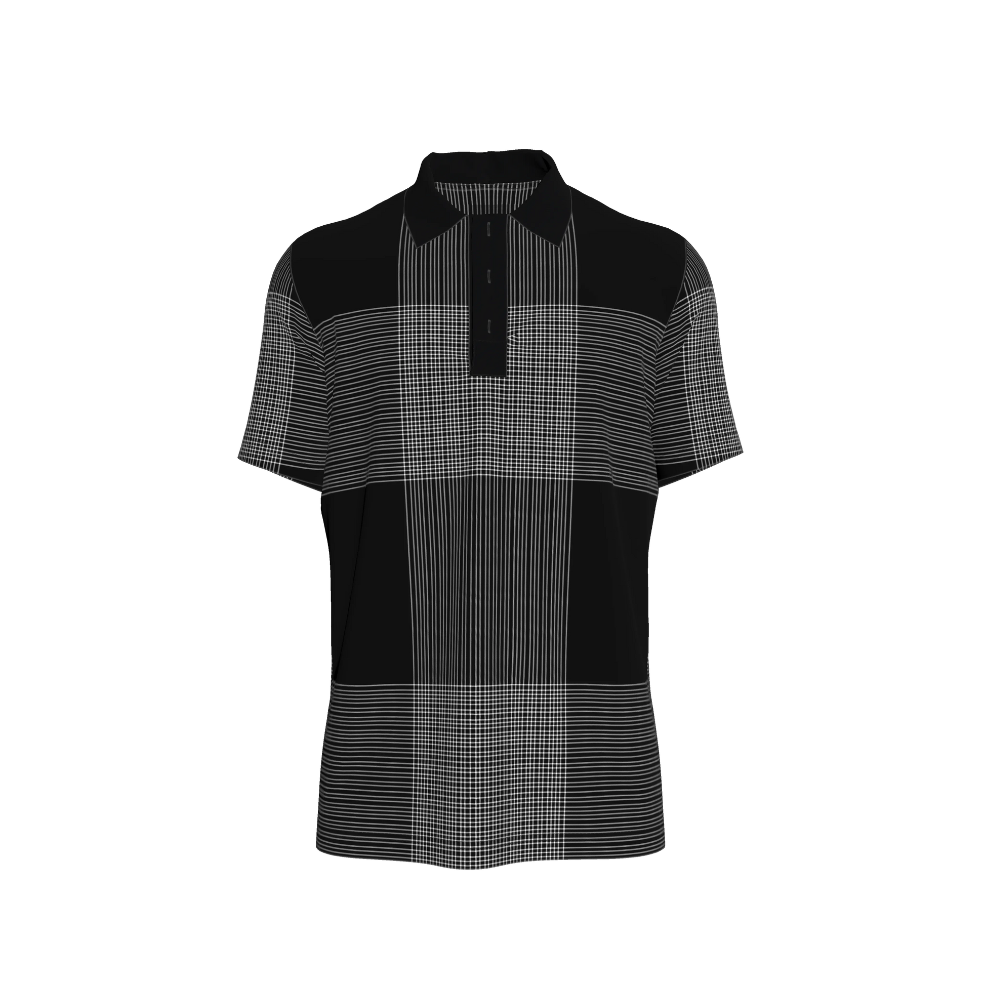 The Unknown Pleasures Plaid Polo