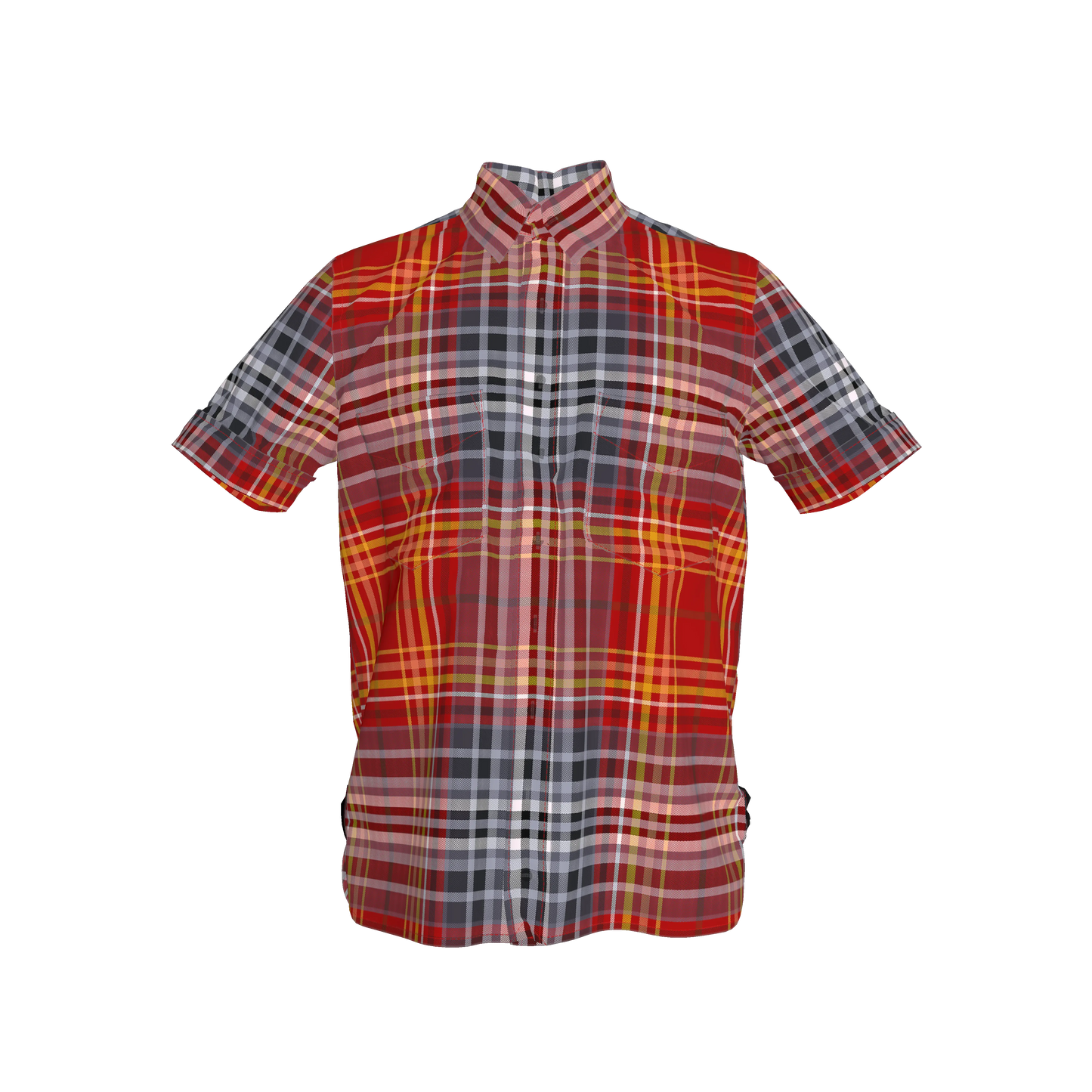 The Fragile Plaid Short Sleeve Shirt