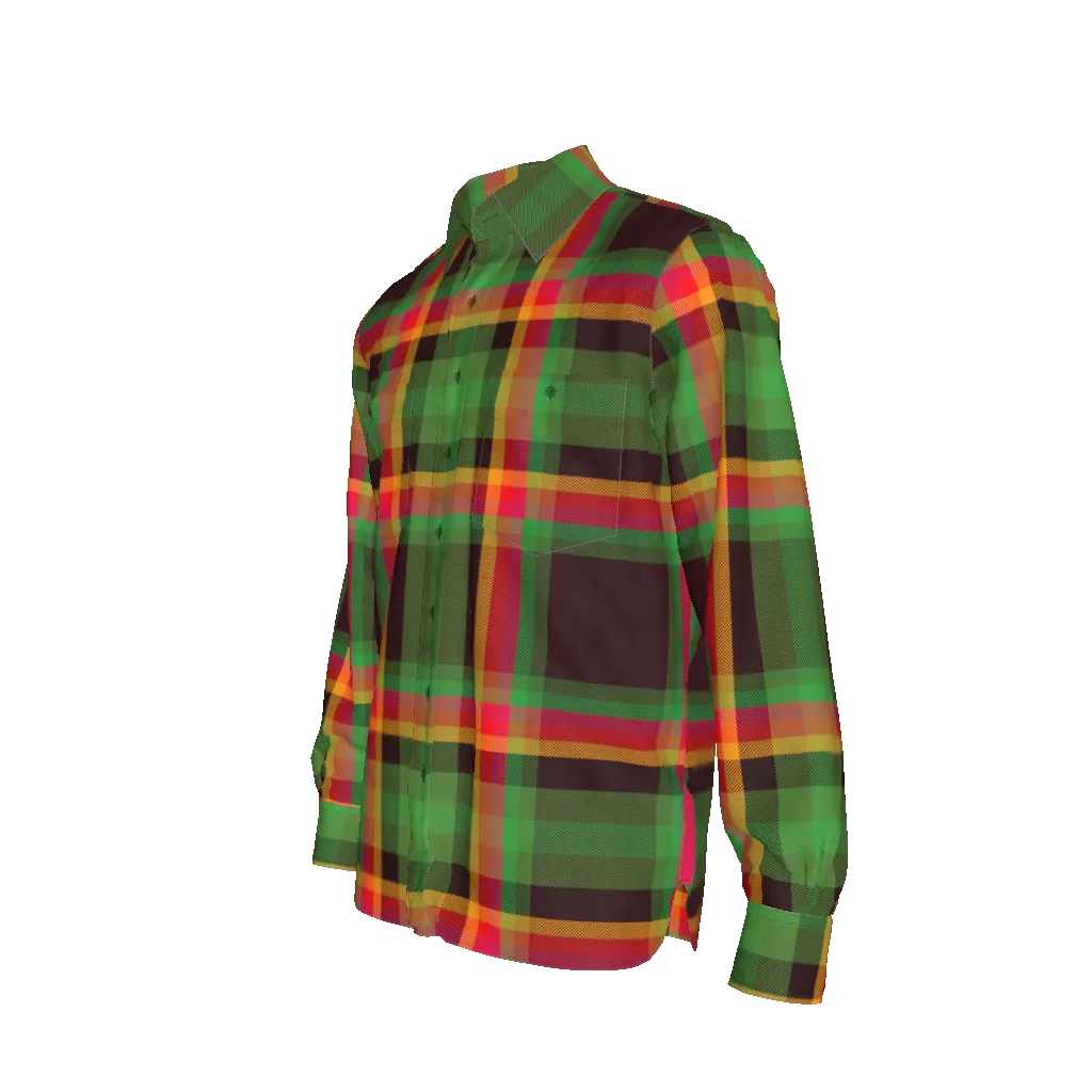 The One Flew Over the Cuckoos Nest Plaid Casual Long Sleeve