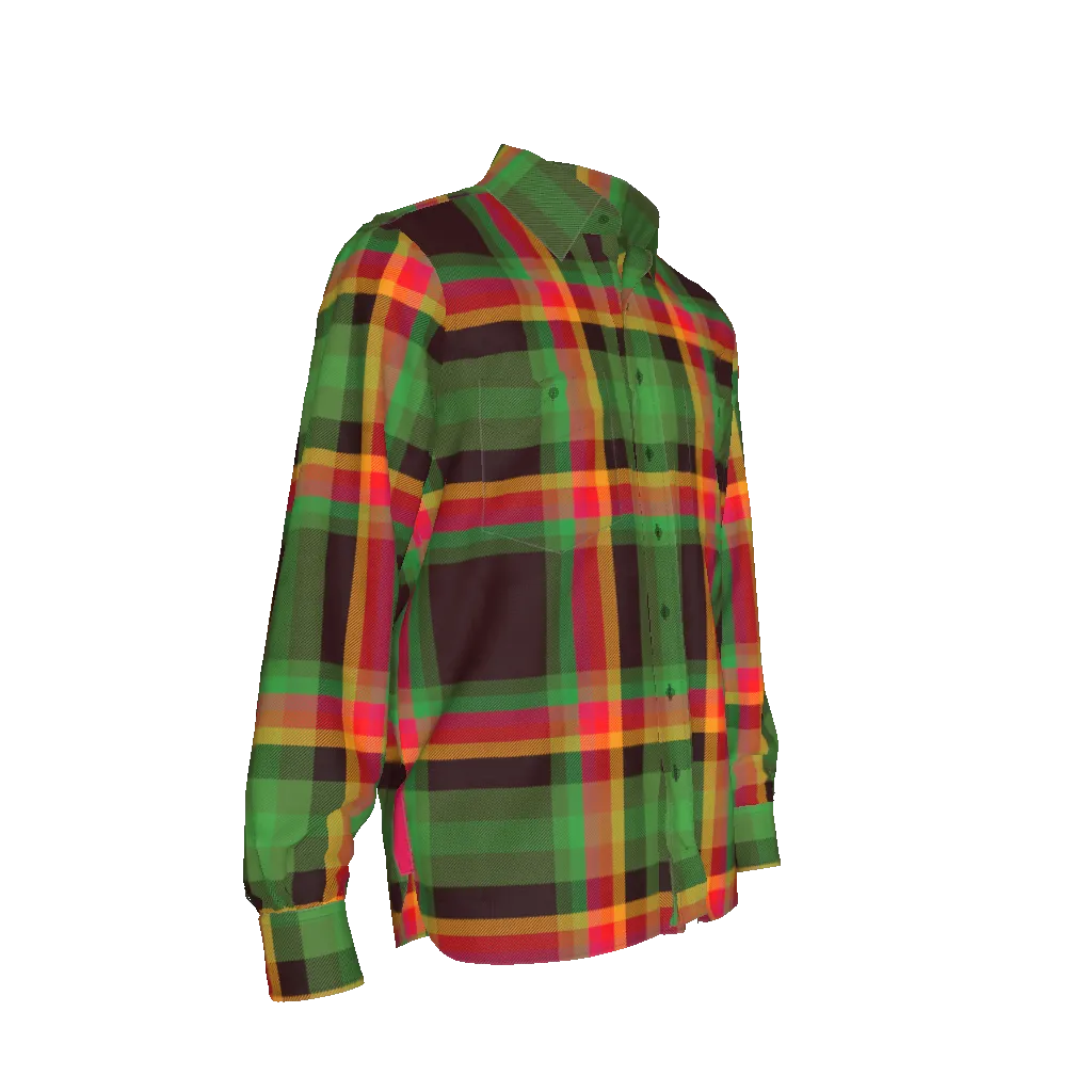 The One Flew Over the Cuckoos Nest Plaid Casual Long Sleeve