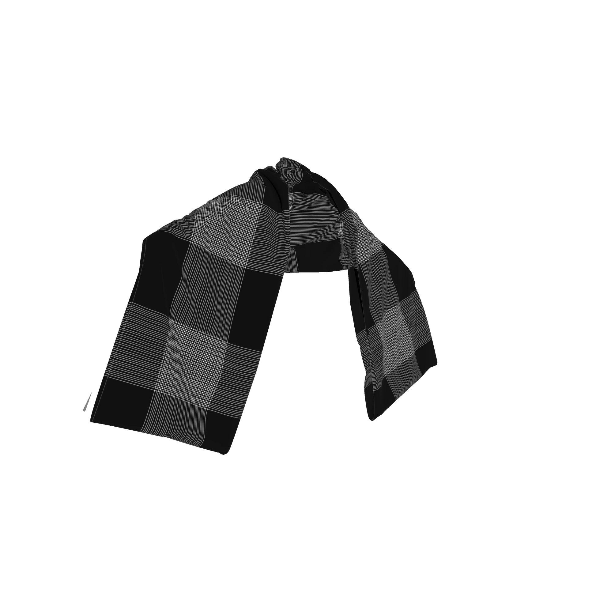 The Unknown Pleasures Plaid Scarf