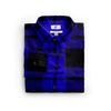 The Biggie Smalls Blue and Black Flannel