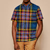 The Samus Aran Plaid Short Sleeve Shirt