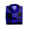 The Biggie Smalls Blue and Black Flannel