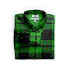 The Biggie Smalls Green and Black Flannel