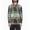 The Ragged Kingdom Time Peace Plaid Long Sleeve Shirt