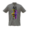 ATDM + Nayland Blake Grey Camp Collar Shirt