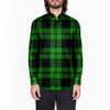 The Biggie Smalls Green and Black Flannel