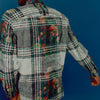 The Ragged Kingdom Time Peace Plaid Long Sleeve Shirt