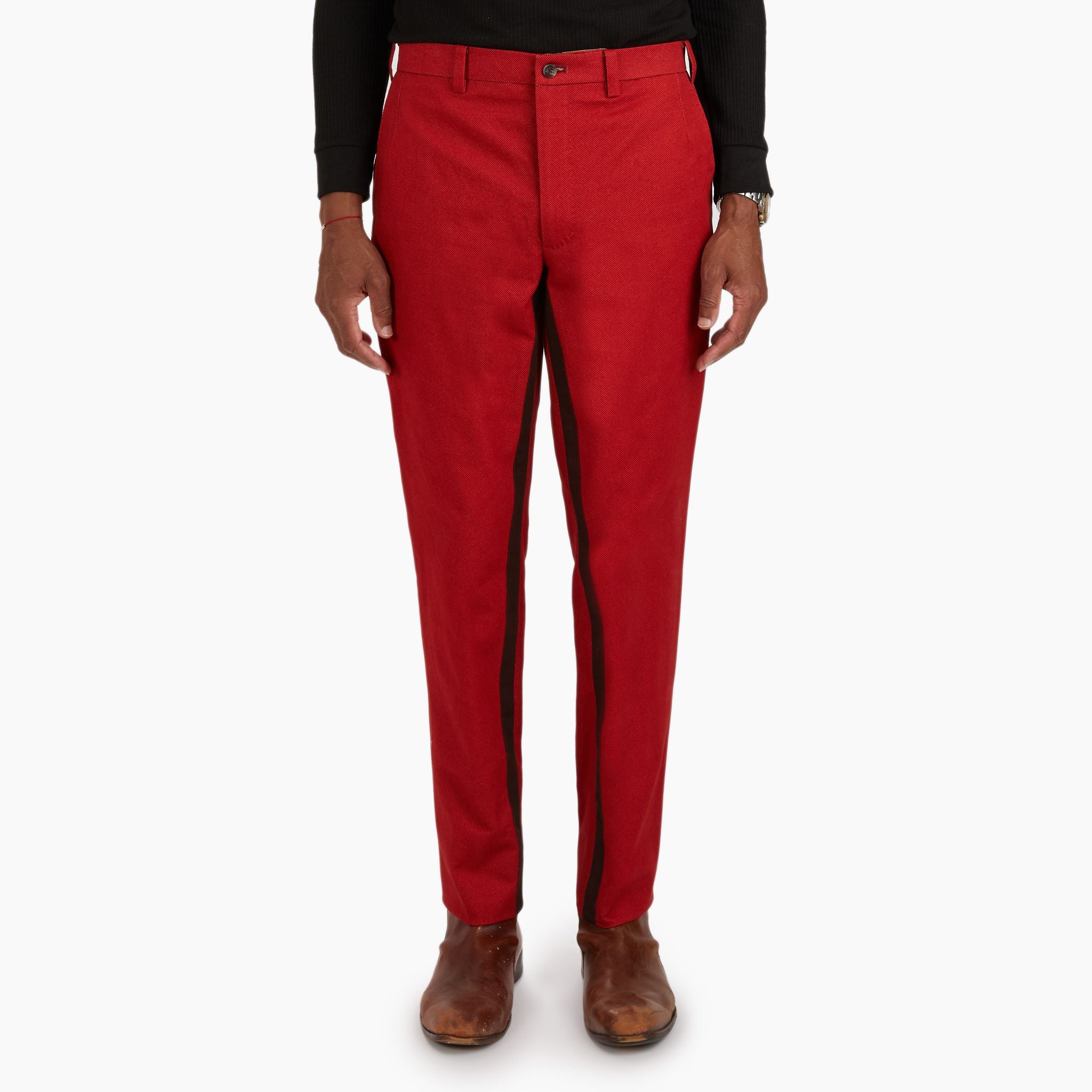 relaxed fit twill suiting trousers - Black | Weekday WW