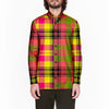 The Never Mind The Bollocks Mixed Plaid Long Sleeve Shirt