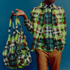 The Ragged Kingdom Unity Highlighter Plaid Satchel