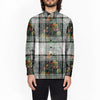 The Ragged Kingdom Time Peace Plaid Long Sleeve Shirt