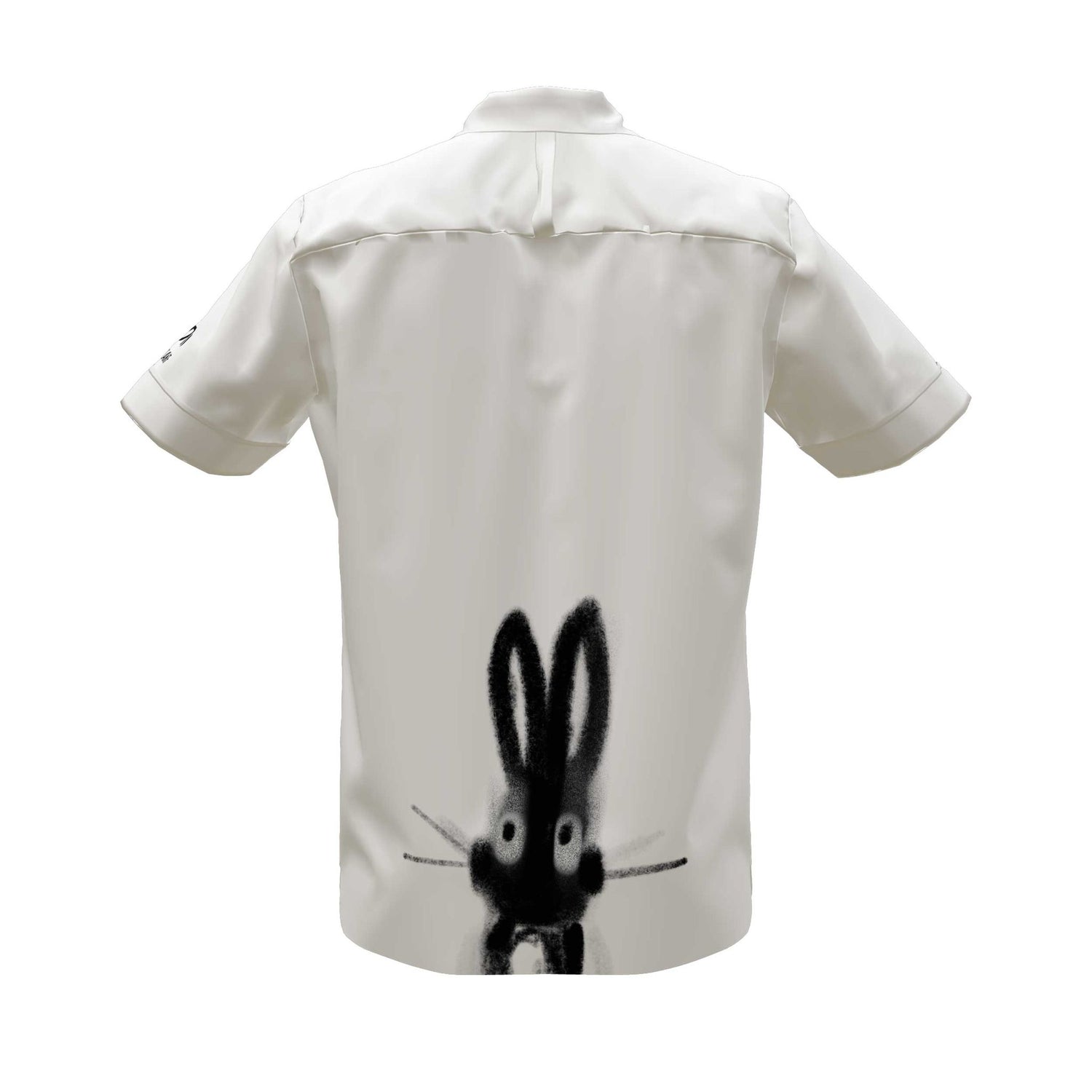ATDM + Nayland Blake White Camp Collar Shirt